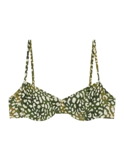 Animal Print Wired Bikini Top