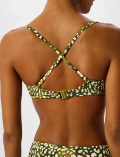 Animal Print Wired Bikini Top