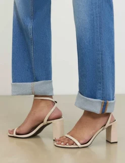 Ankle Strap Block Heel Sandals