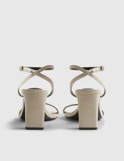 Ankle Strap Block Heel Sandals