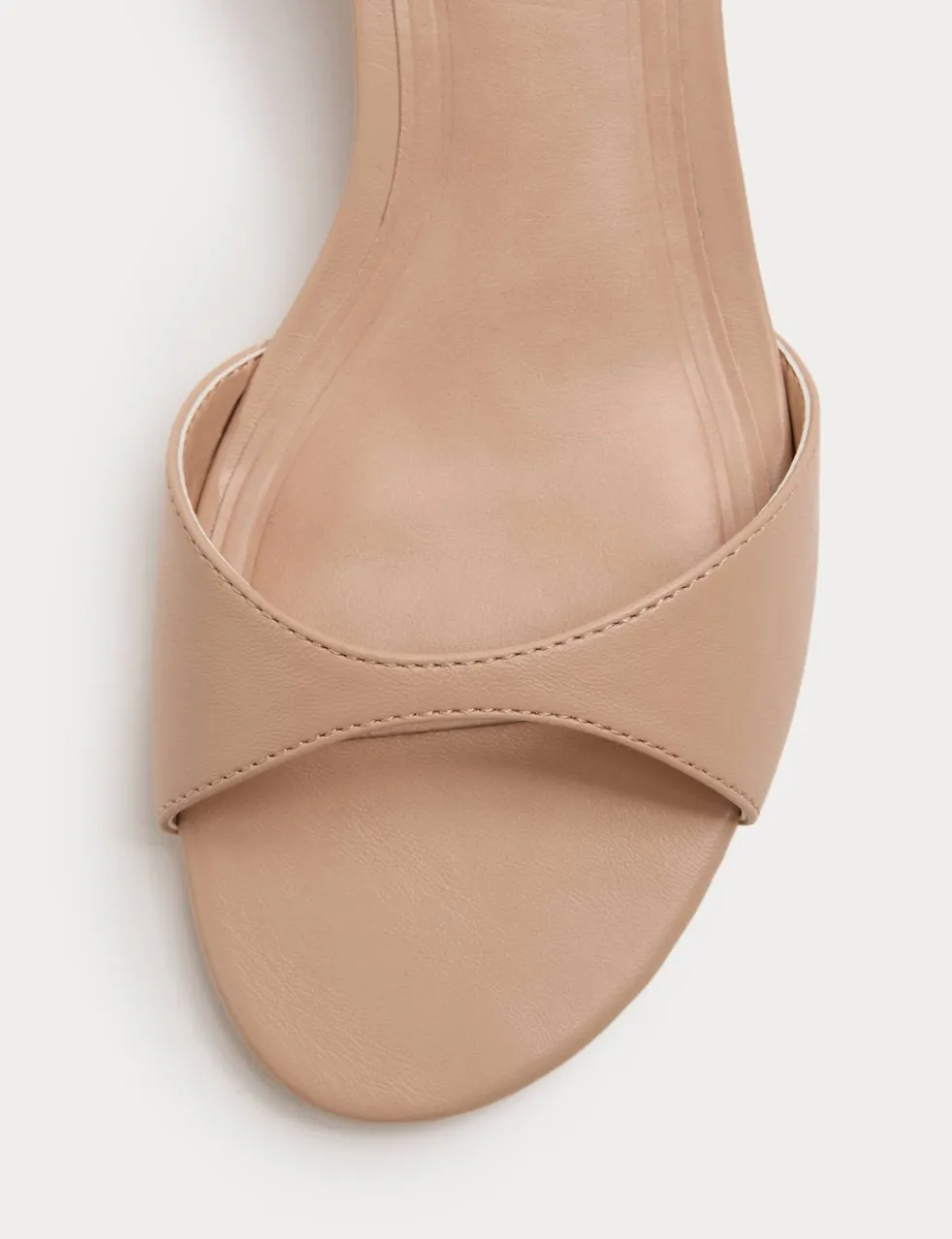 Ankle Strap Kitten Heel Peep Toe Sandals