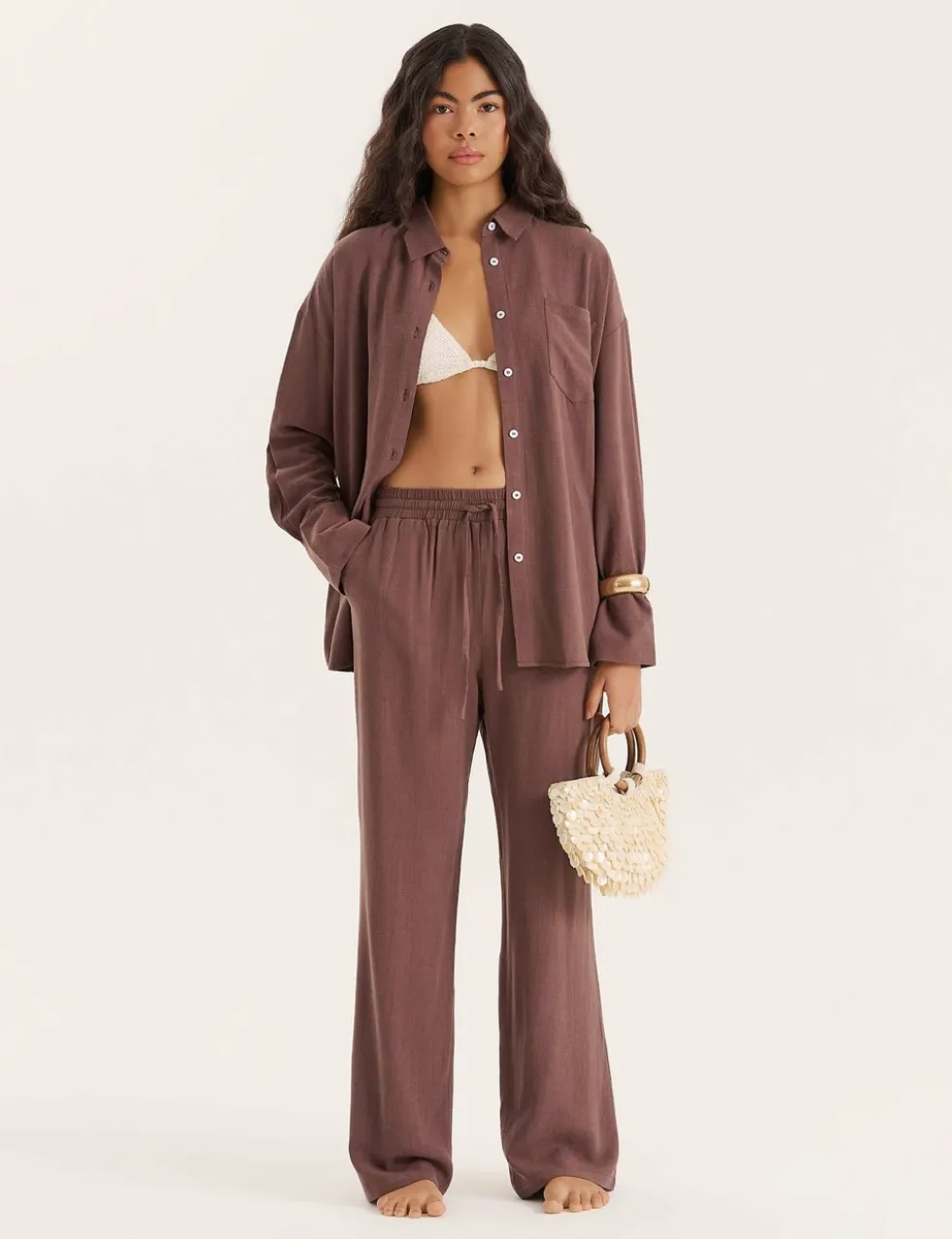 Anna Co-ord Beach Shirt