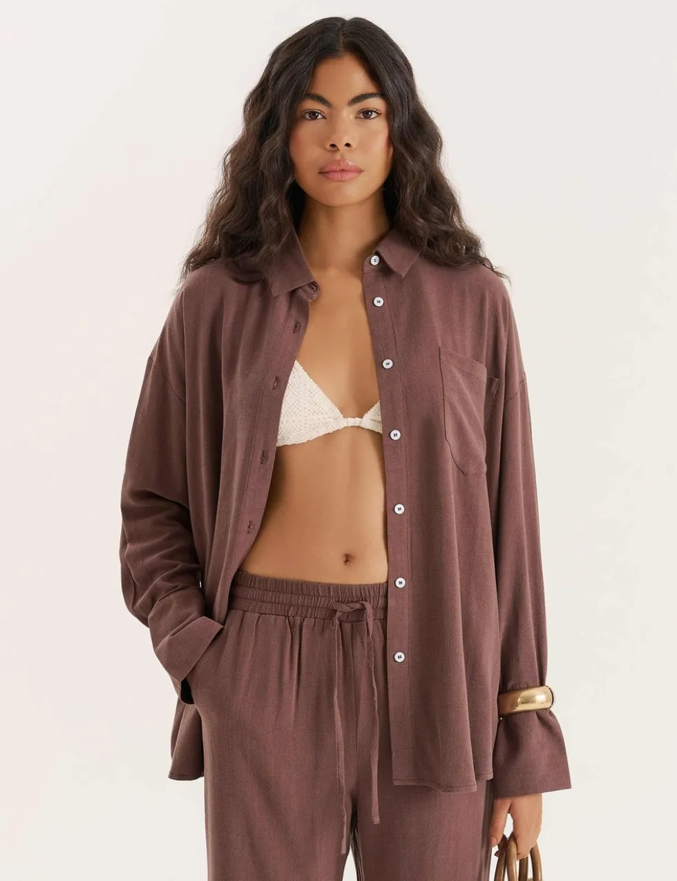 Anna Co-ord Beach Shirt