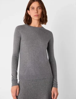 Annie Sparkly Knitted Crew Neck Jumper