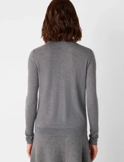 Annie Sparkly Knitted Crew Neck Jumper