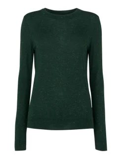 Annie Sparkly Knitted Crew Neck Jumper