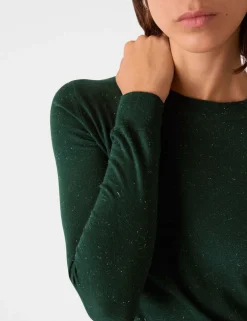Annie Sparkly Knitted Crew Neck Jumper