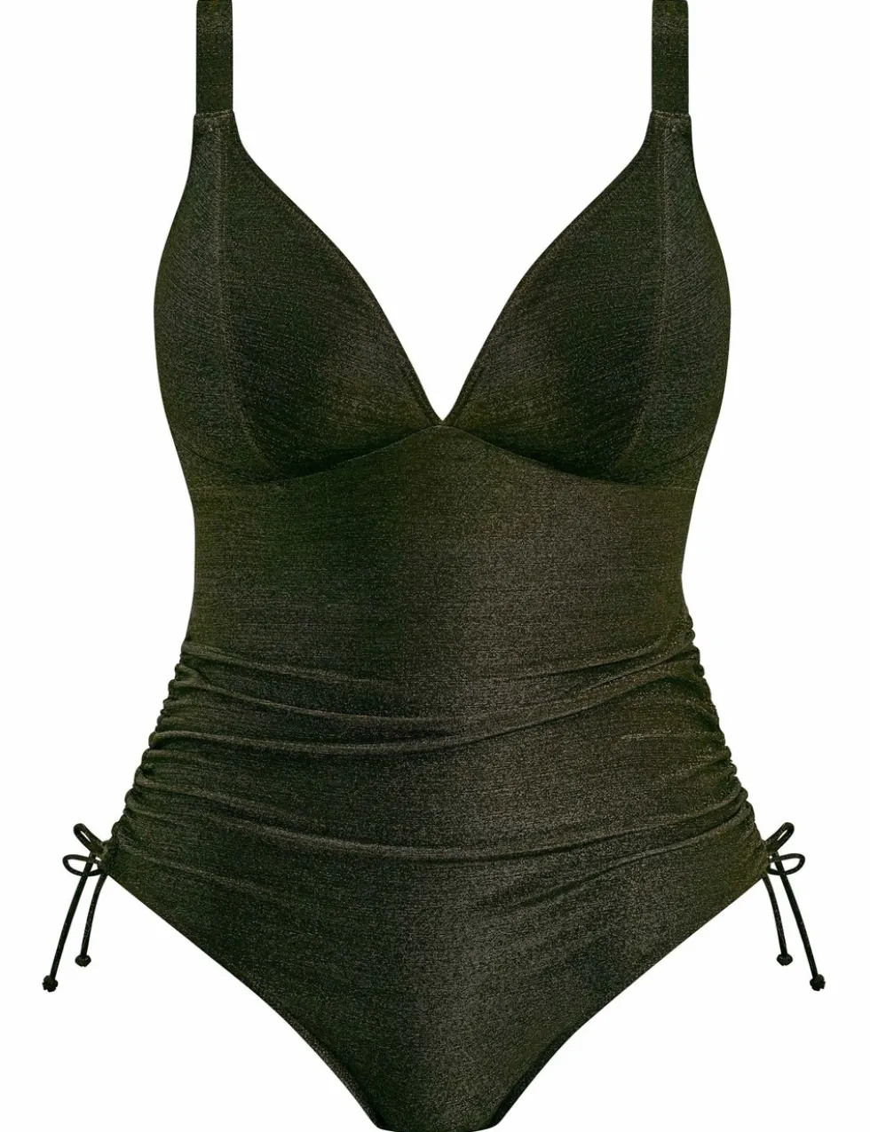 Arizona Wave Metallic Plunge Swimsuit (D-G)