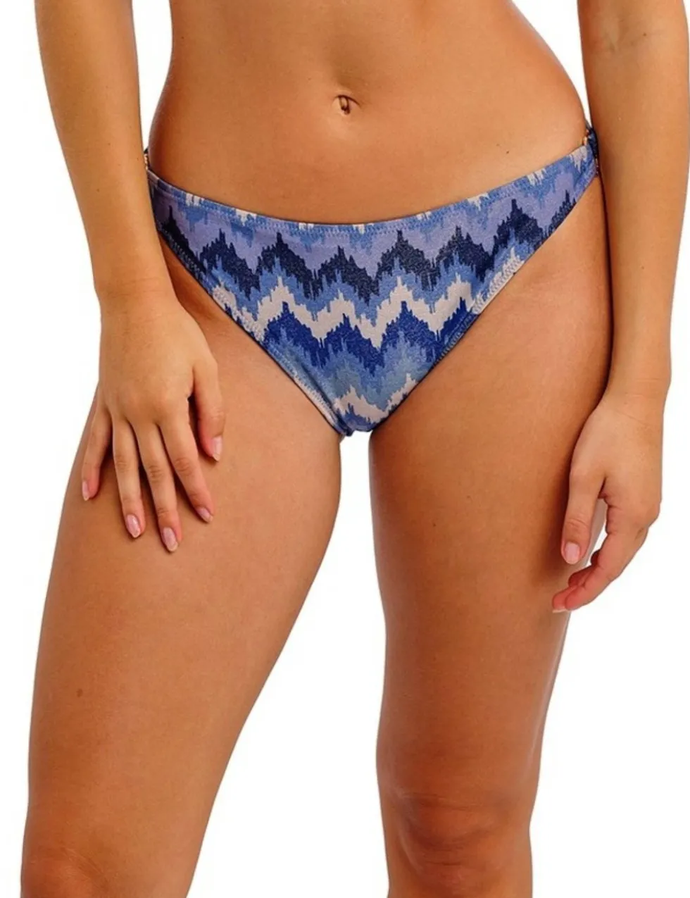 Arizona Wave Striped High Leg Bikini Bottoms
