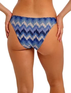 Arizona Wave Striped High Leg Bikini Bottoms