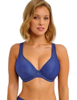 Arizona Wave Wired V-Neck Plunge Bikini Top