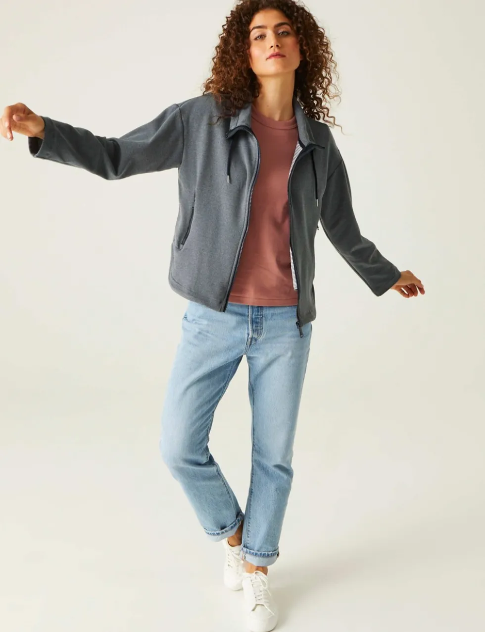 Ashlynn Funnel Neck Fleece