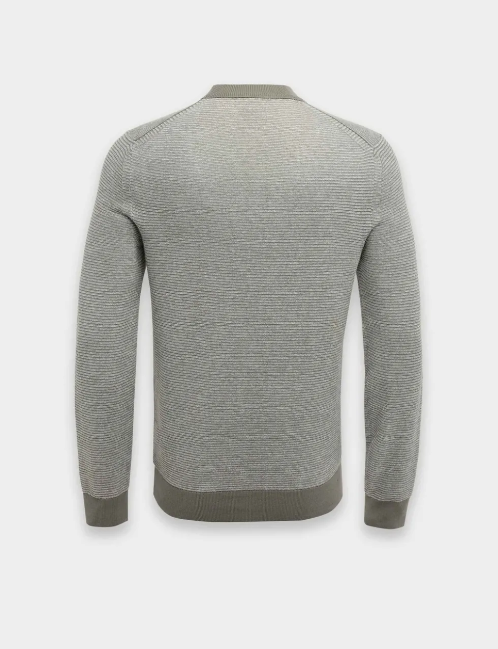 Aspoki Cotton Rich Textured Crew Neck Jumper