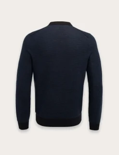 Aspoki Cotton Rich Textured Crew Neck Jumper