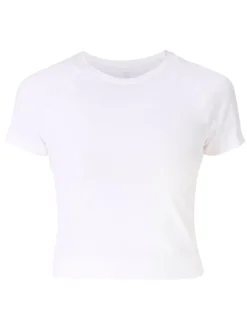 Athlete Crew Neck Seamless Crop T-Shirt