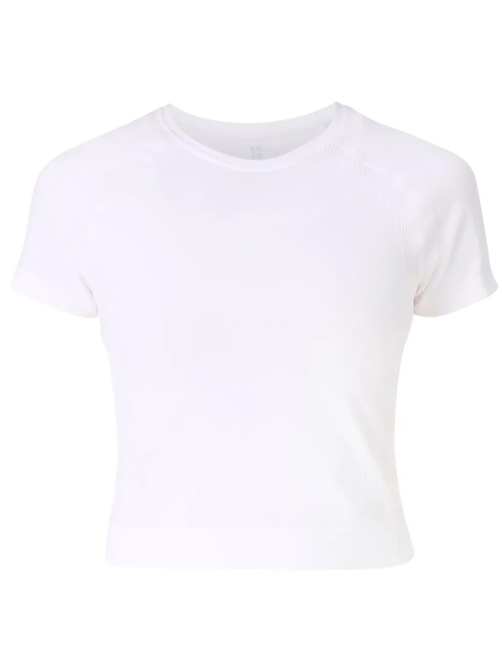 Athlete Crew Neck Seamless Crop T-Shirt