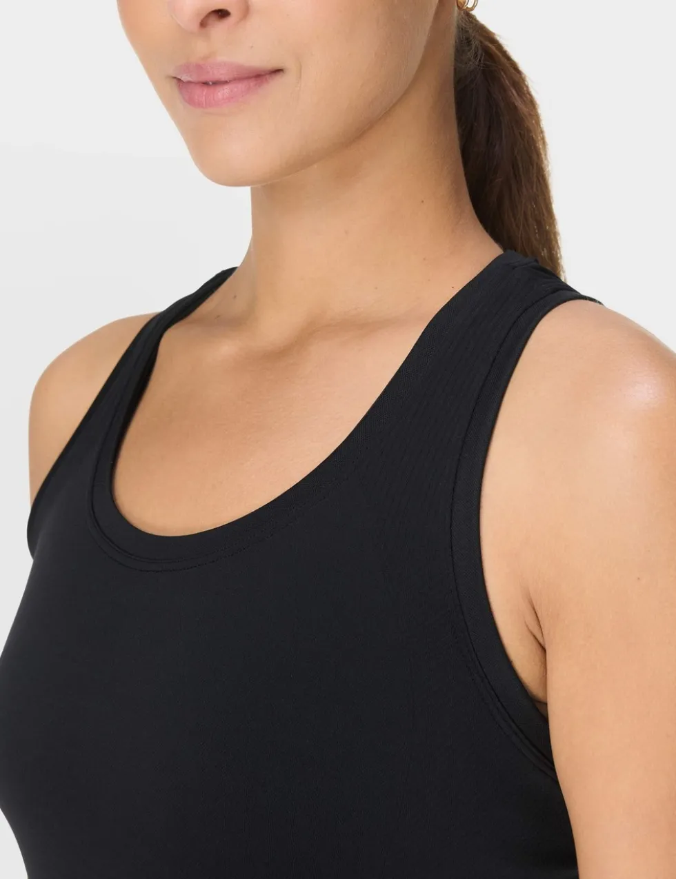 Athlete Seamless Crop Vest Top