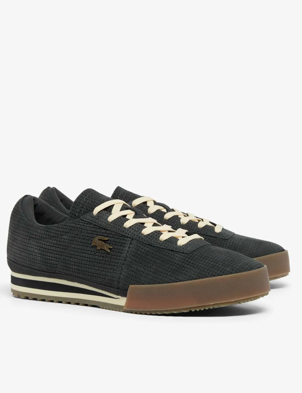 Aura Leather Lace-Up Trainers