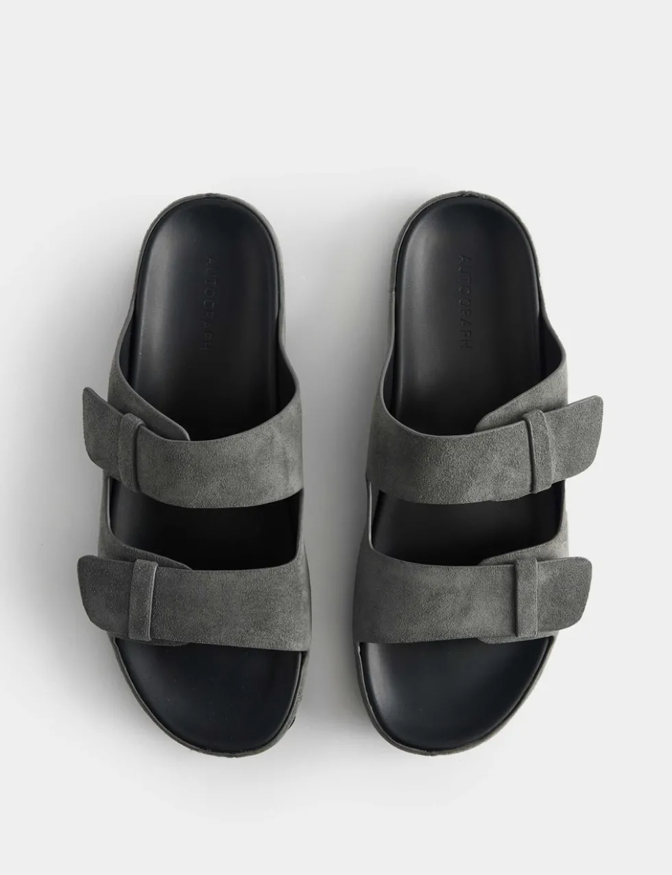 Autograph Suede 2 Strap Sandals