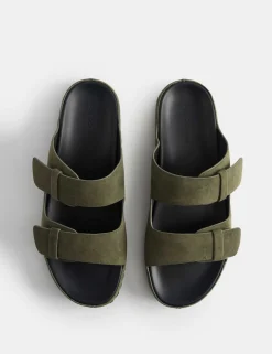 Autograph Suede 2 Strap Sandals