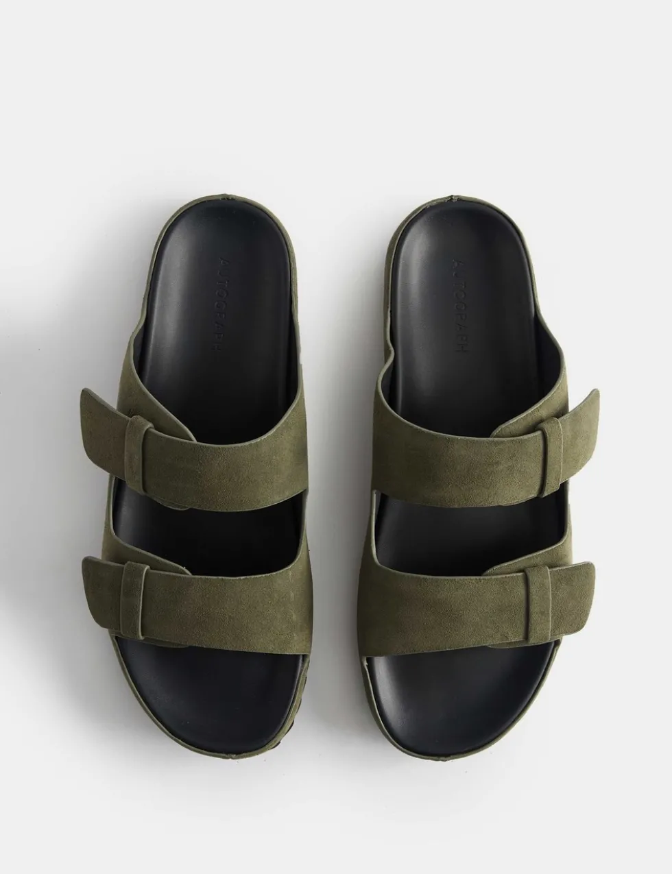Autograph Suede 2 Strap Sandals
