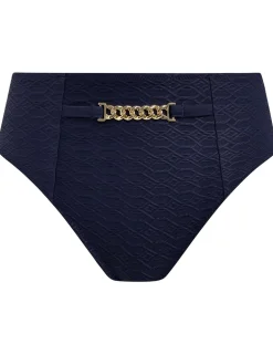 Azores Textured High Waisted Bikini Bottoms