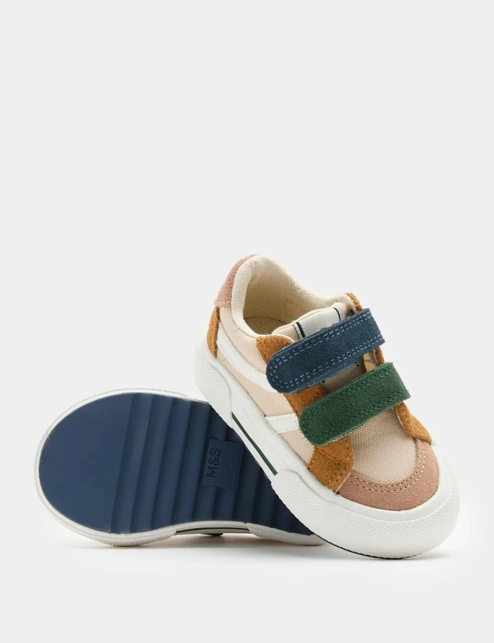 Baby Canvas Riptape Trainers (3 Small - 4 Small)