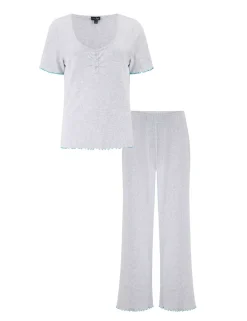 Baby Cotton Rich Ribbed Pyjama Set