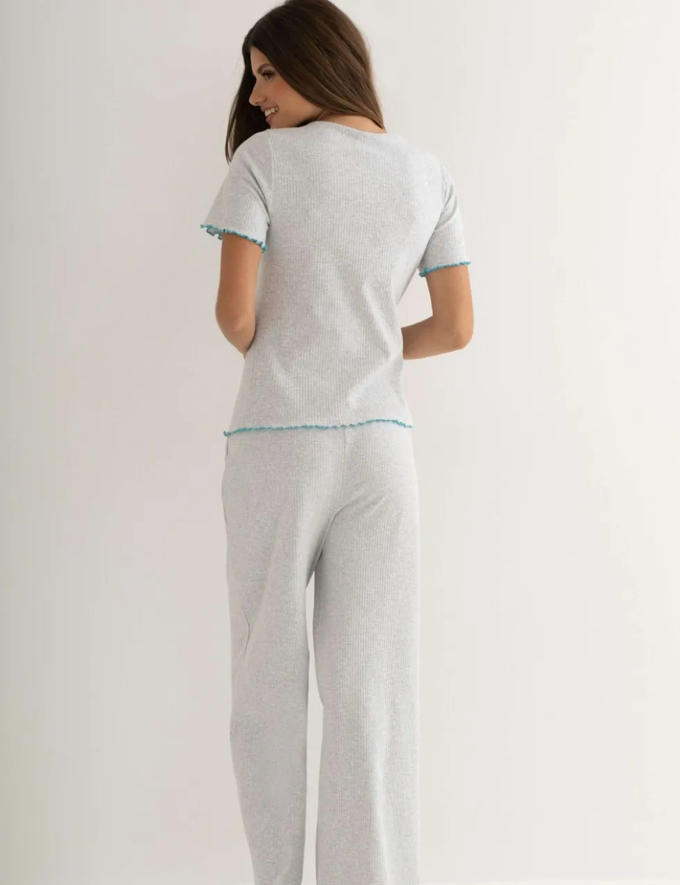 Baby Cotton Rich Ribbed Pyjama Set