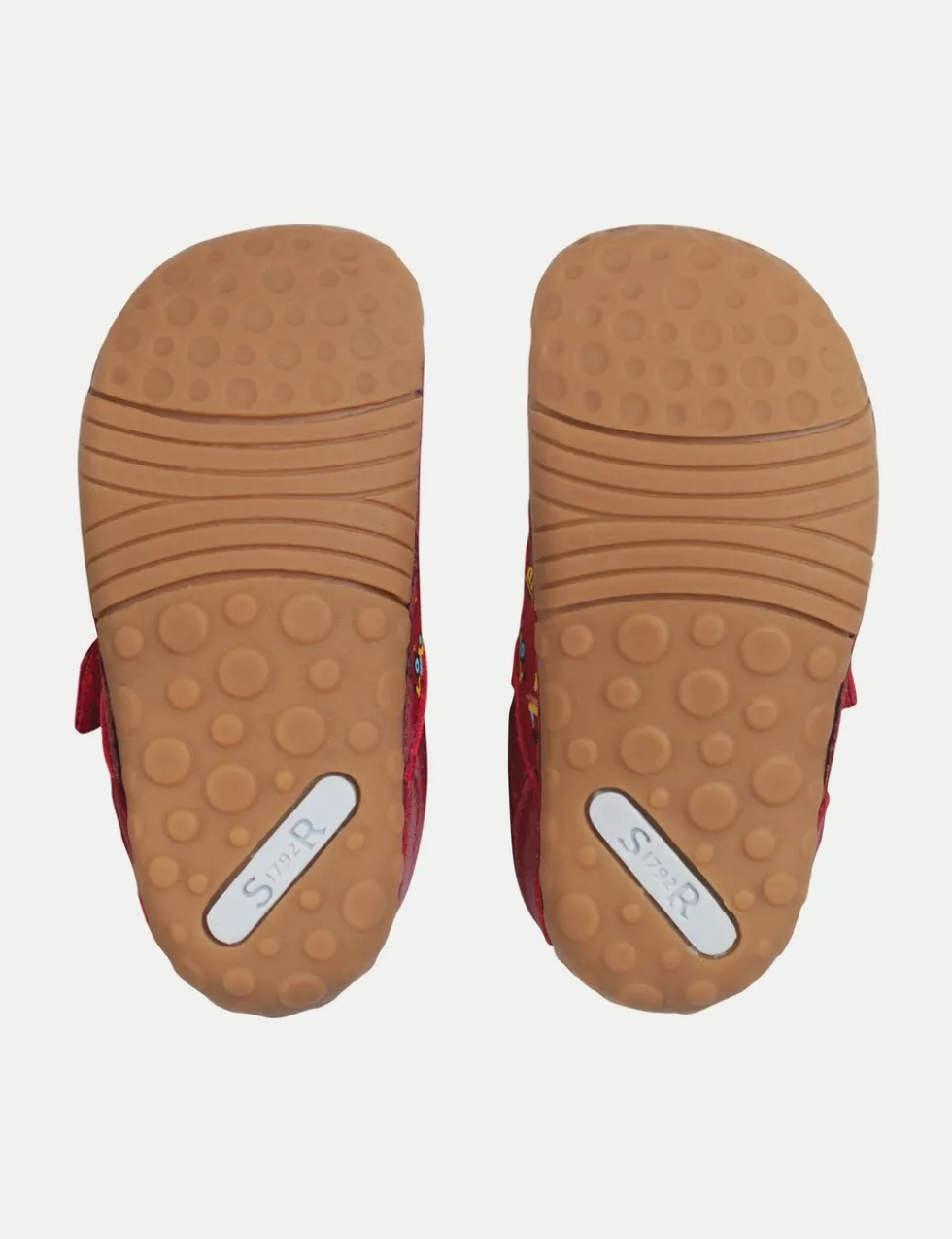 Baby Leather Digger Riptape Pram Shoes (3 Small - 5 Small)