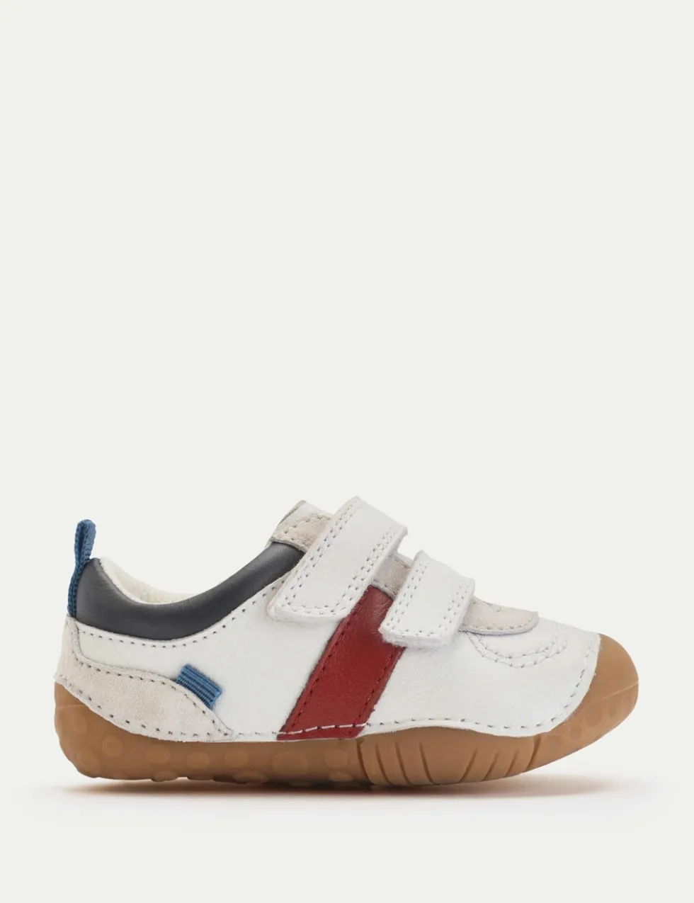 Baby Leather Riptape Pram Shoes (3½ Small - 5 Small)