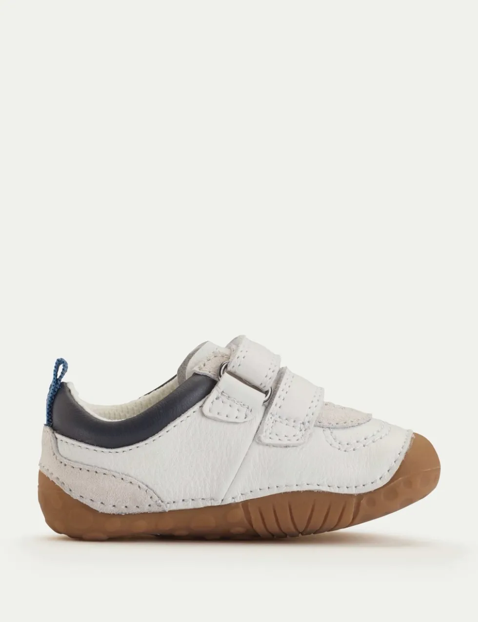 Baby Leather Riptape Pram Shoes (3½ Small - 5 Small)