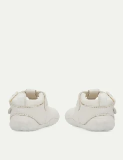 Baby Leather T-Bar Pram Shoes (2 Small - 5 Small)