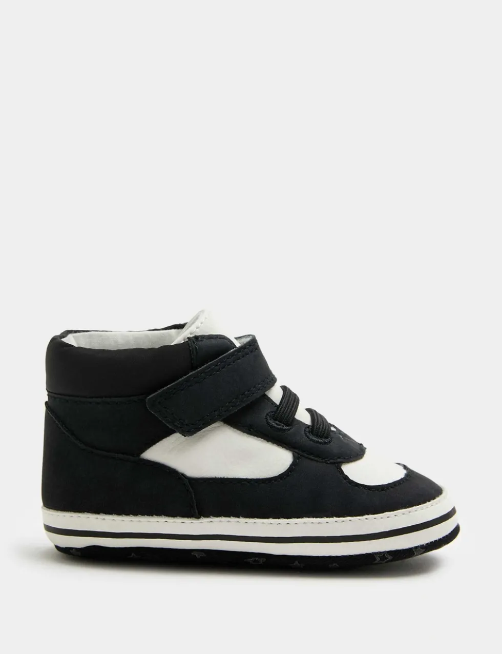 Baby Riptape High Top Trainer Pram Shoes (0-18 Mths)