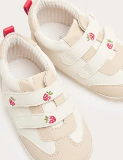 Baby Strawberry Pram Trainers (0-18 Mths )