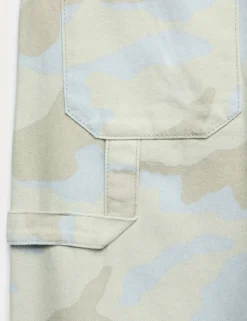 Baggy Fit Denim Camouflage Jeans (2-16 Yrs)