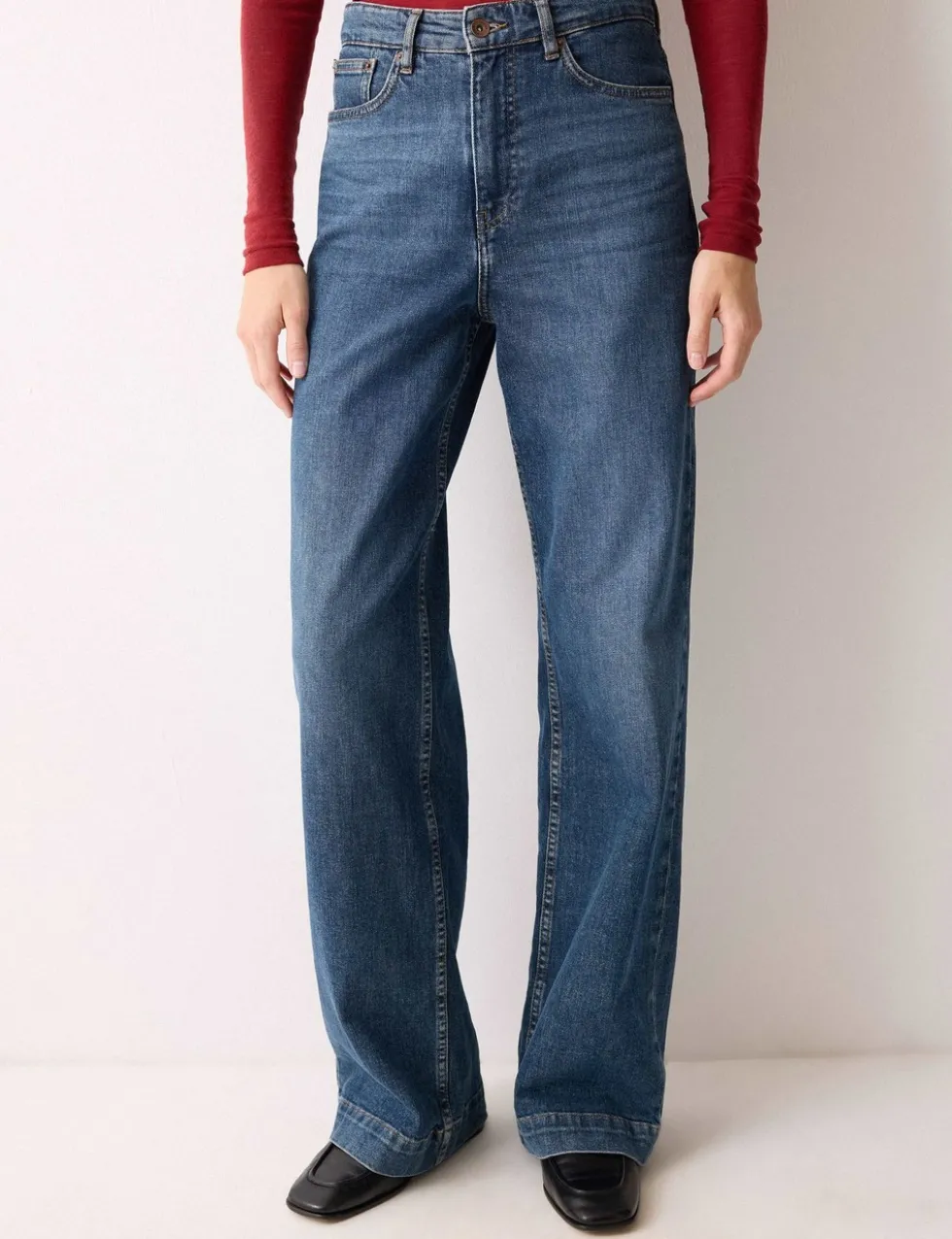 Balfour High Waisted Wide Leg Jeans