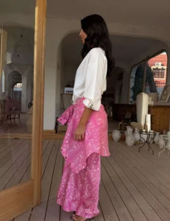 Bandana Print Maxi Slip Skirt