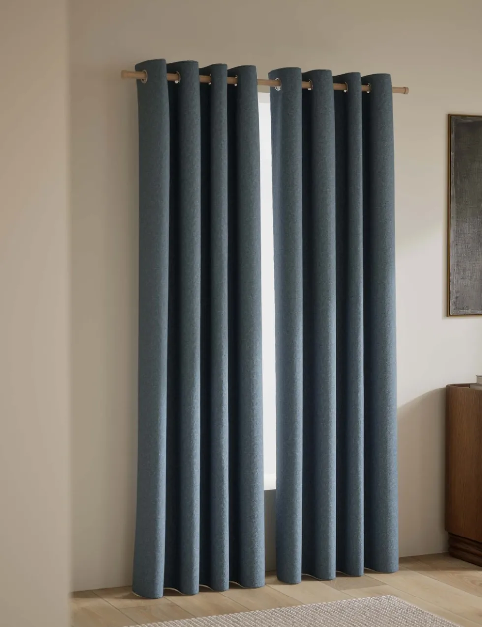 Basketweave Eyelet Curtains