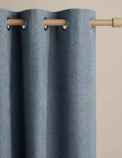 Basketweave Eyelet Curtains