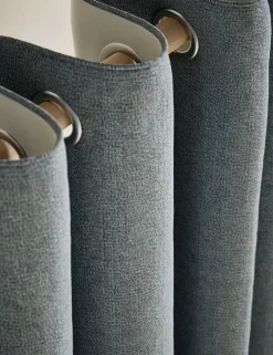 Basketweave Eyelet Curtains