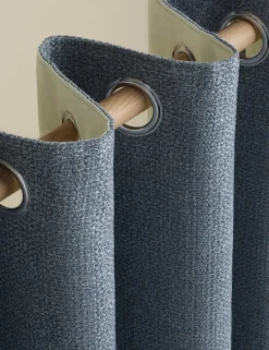 Basketweave Eyelet Curtains