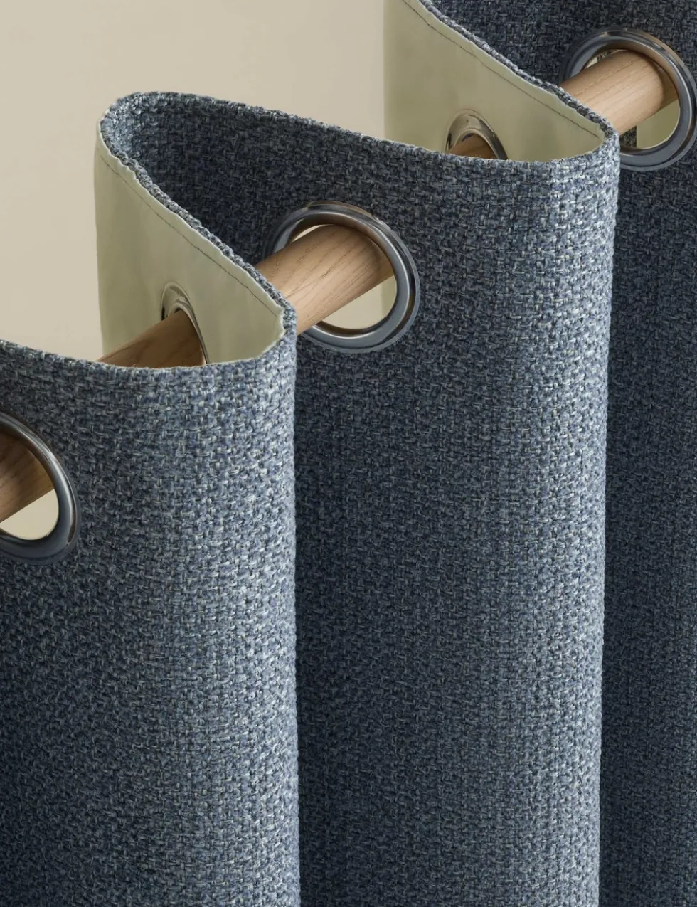 Basketweave Eyelet Curtains