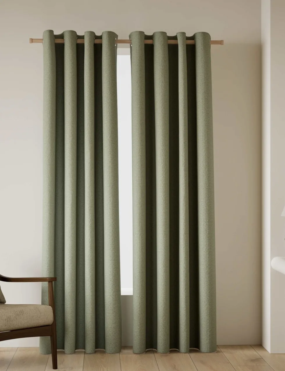 Basketweave Eyelet Curtains