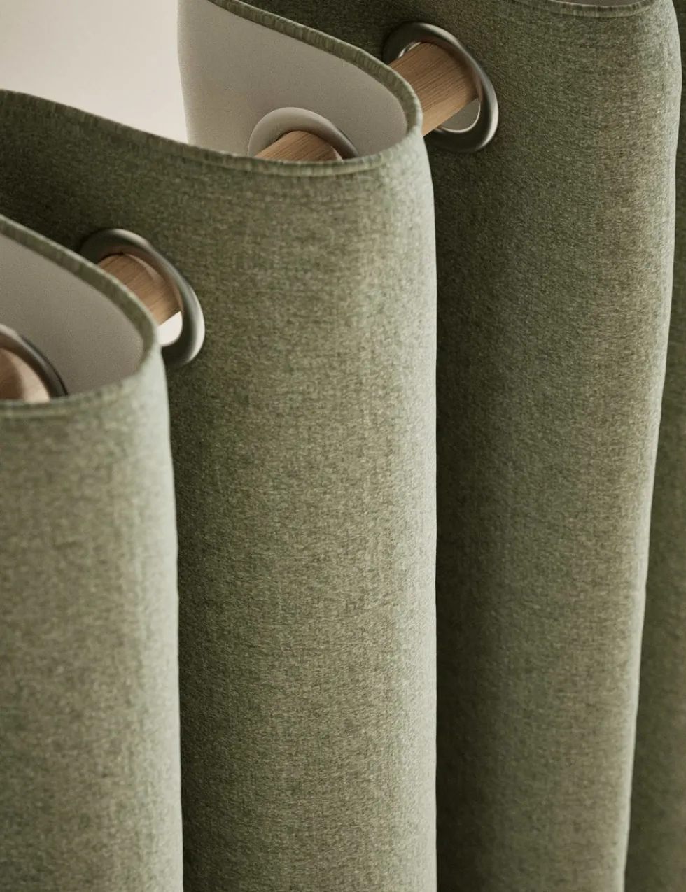 Basketweave Eyelet Curtains
