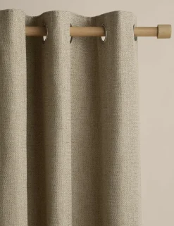 Basketweave Eyelet Curtains
