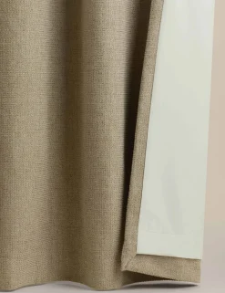 Basketweave Eyelet Curtains