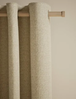Basketweave Eyelet Curtains