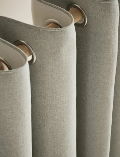 Basketweave Eyelet Curtains