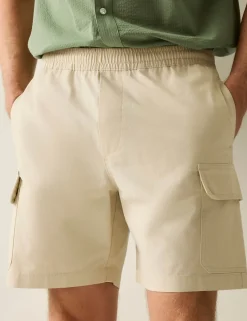 Bavaro Pure Cotton Cargo Shorts